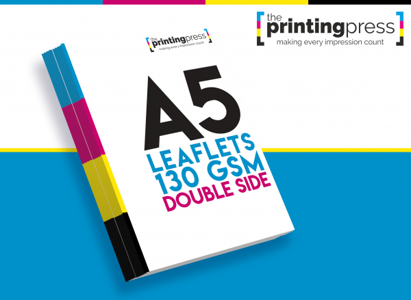 A5 Leaflet 130gsm Double